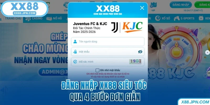 Đăng Nhập XX88 - Cách Truy Cập Tài Khoản Trong 30 Giây 5 Điền Form đăng nhập XX88
