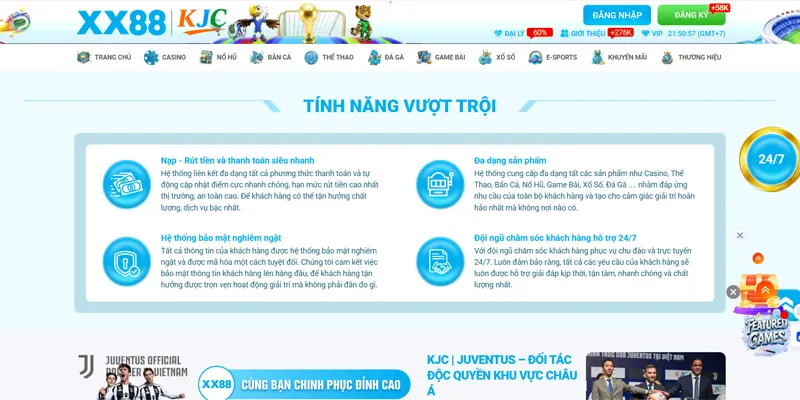 XX88 - Link Nhà Cái XX88.COM Uy Tín Top #1 Google VN 16 Liệt kê 4 điểm nổi bật giữ chân thành viên XX88